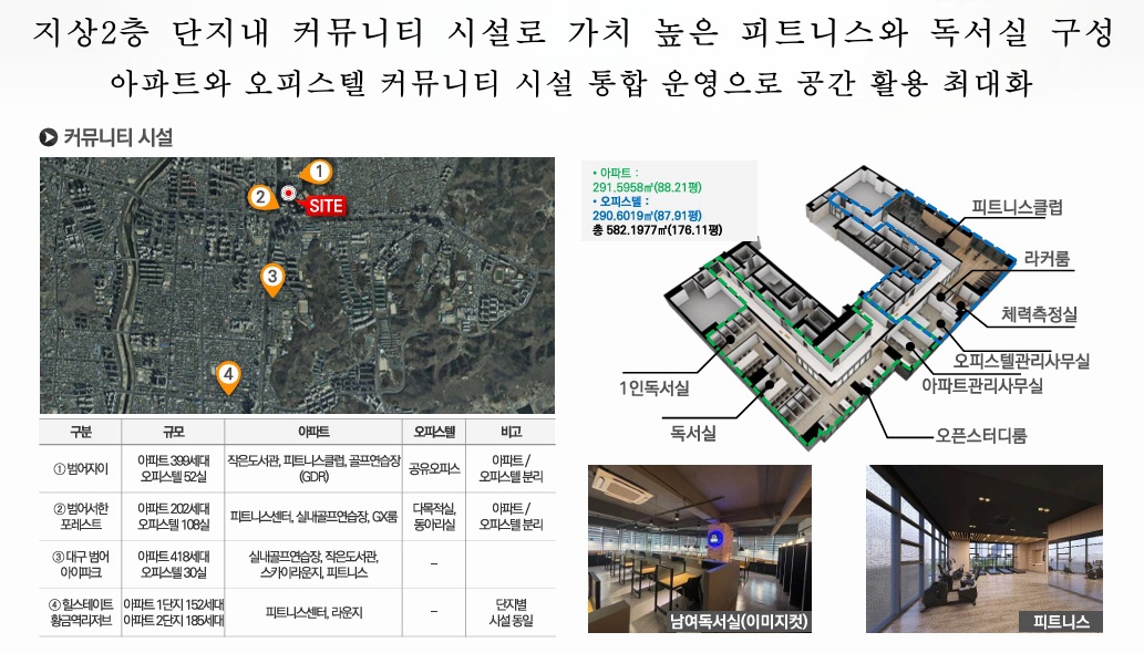 범어 자이르네 오피스텔 커뮤니티